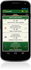 Springbok for Android phone Springbok for Android phone