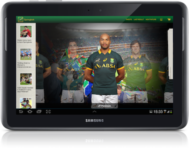 Springbok for Android tablet Springbok for Android tablet