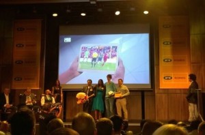 The immedia and DStv teams claim Best iOS App for Consumers at the MTN App of the Year Awards