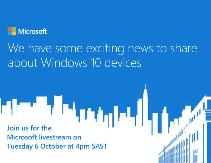 Join us at immedia to watch the Microsoft livestream on 6 October